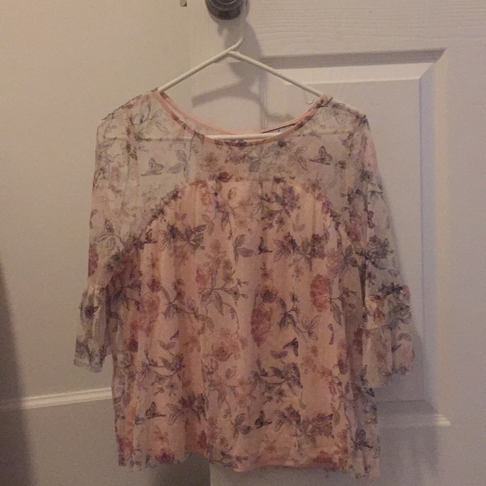 Pink blouse